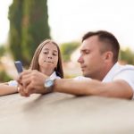 Can I Text My Child When They Are with My Ex?