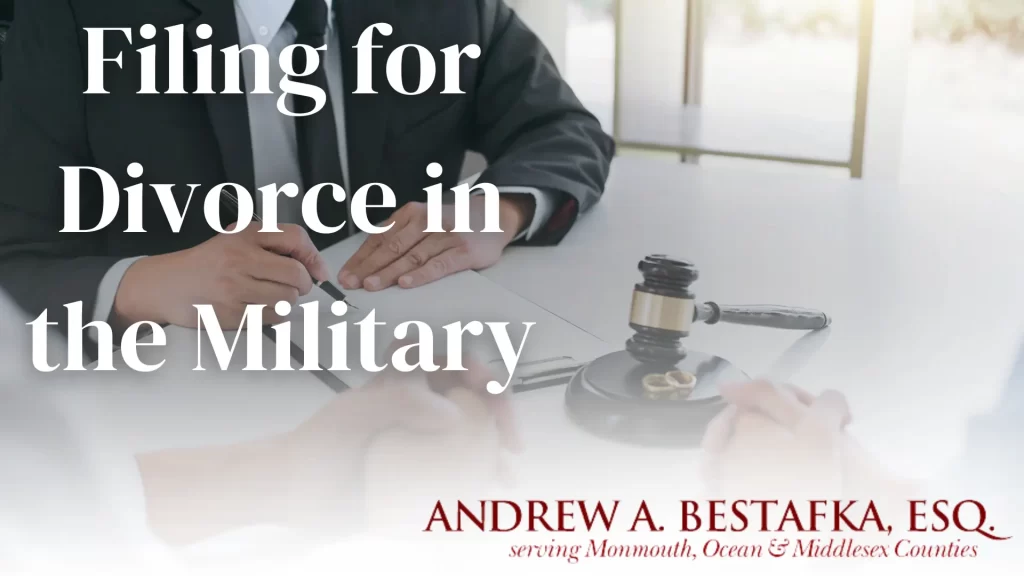Filing for Divorce in The Military